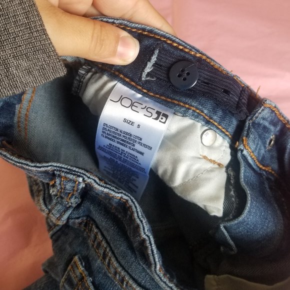 Little Girl Joe's skinny Jeans with studs size 5 (A3) - Picture 8 of 8